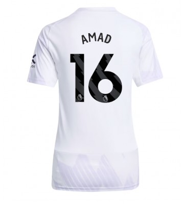 Manchester United Amad Diallo #16 Udebanetrøje Dame 2025-26 Kortærmet